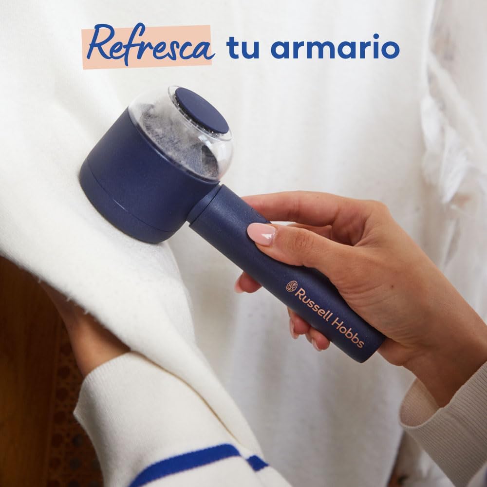 Detalle de Russell Hobbs Quitapelusas Recargable Portátil