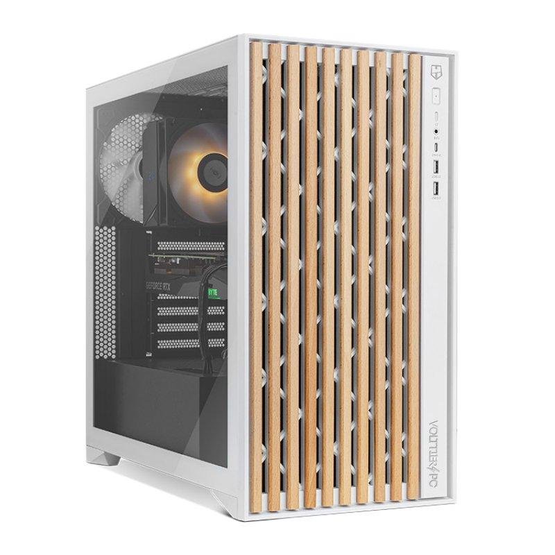Detalle de VolttierPC sobremesa con Intel Core i7-14700KF, RTX 2000 Ada, 64GB RAM y 2TB SSD