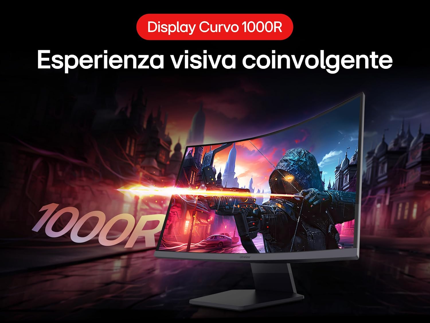 Thumbnail 5 de LG UltraGear 32GS60QC Monitor Gaming 32" 180Hz