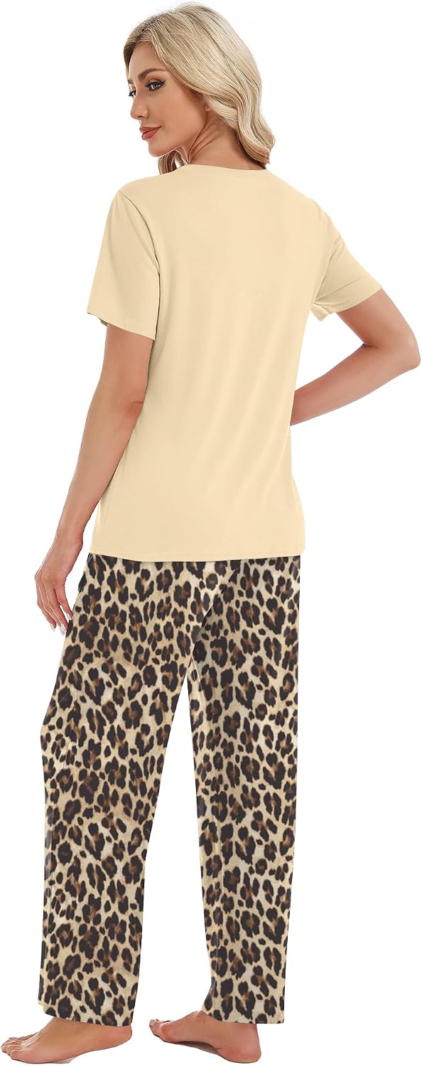 Detalle 2 de Rapbin Schlafanzug Damen Lang Pyjama Set