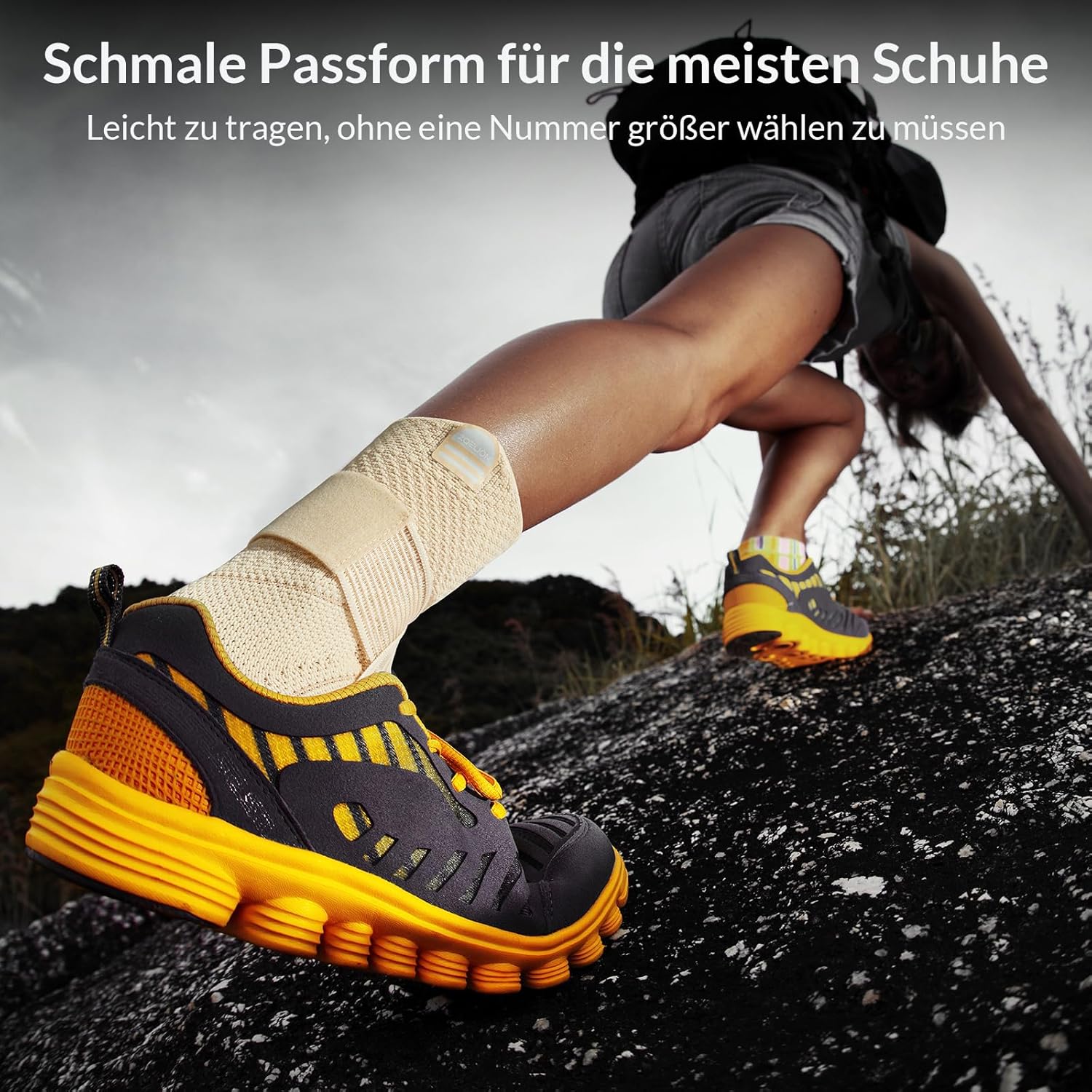 Thumbnail 6 de ZOELION Knöchelbandage mit 3D-Strick-Netzgewebe (verstellbar) – Bandage für Sprunggelenk, Plantarfasziitis & Achillessehne