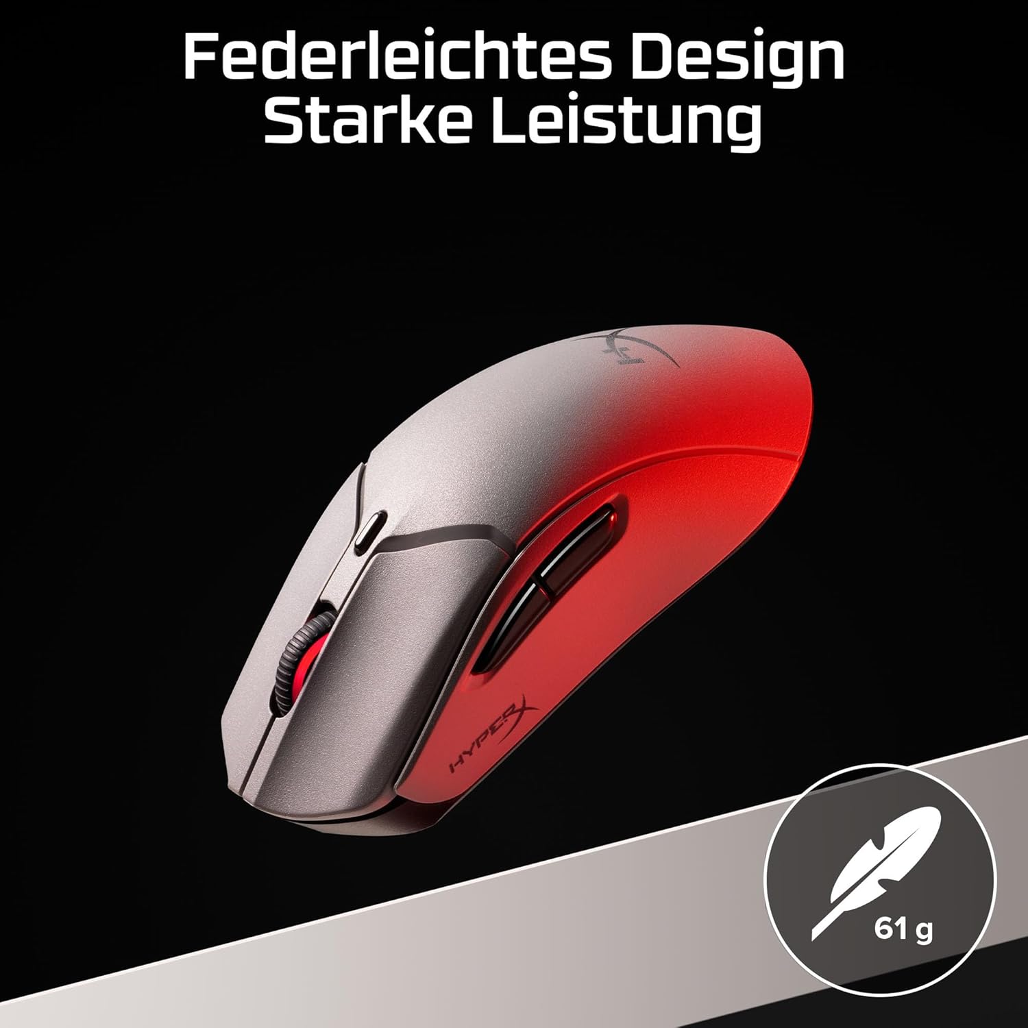 Thumbnail 5 de HyperX Pulsefire Haste 2 Pro 4K Wireless-Gaming-Maus (61 g, optische HyperX Switches, RGB)