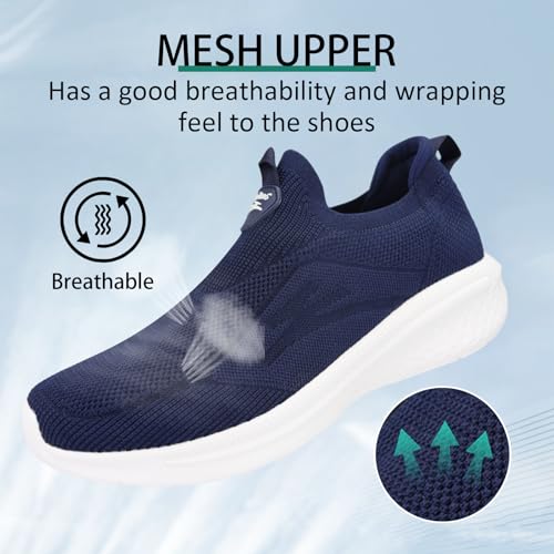 Detalle de Giniros Scarpe Uomo Slip-On per Corsa, Camminata e Fitness