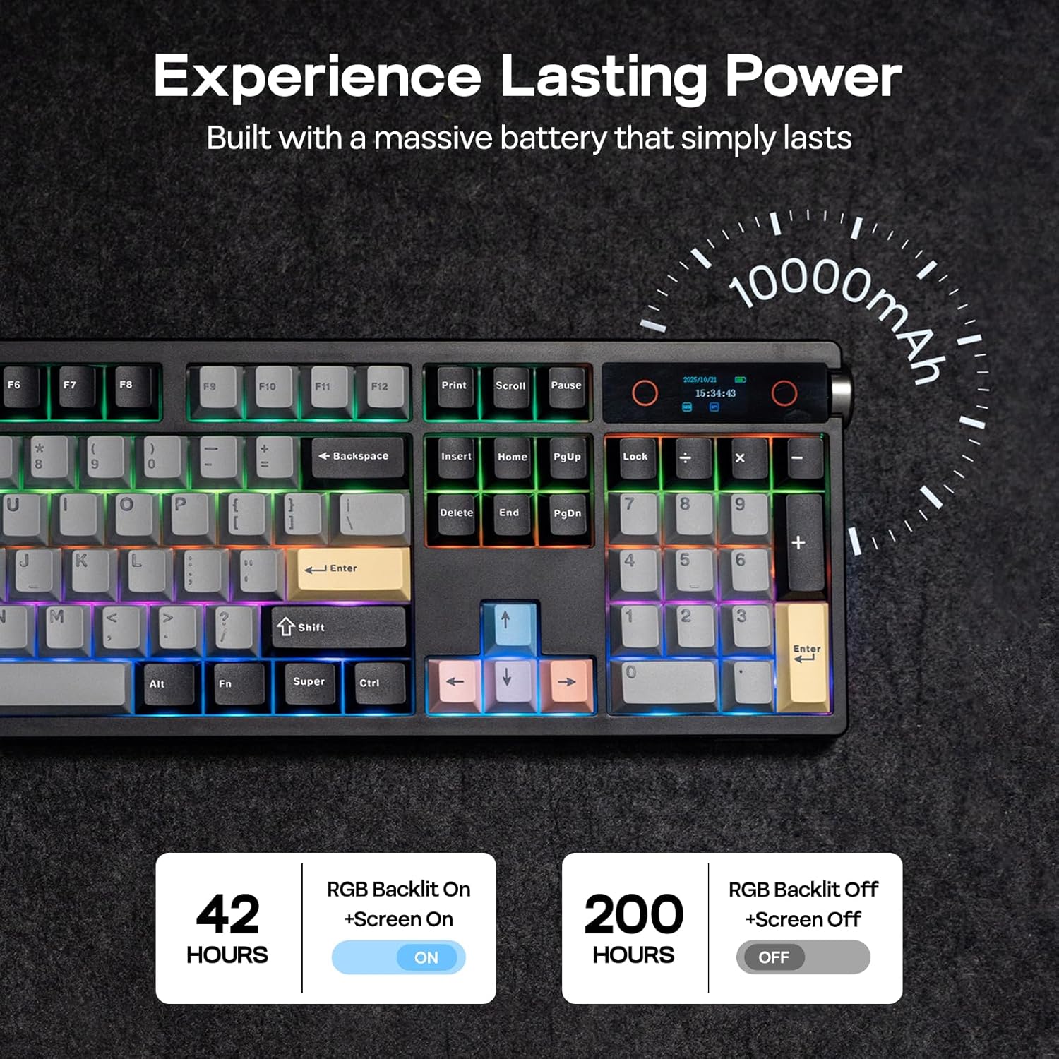 Thumbnail 3 de EPOMAKER TH108 Pro 10000mAh wireless mechanical keyboard ⌨