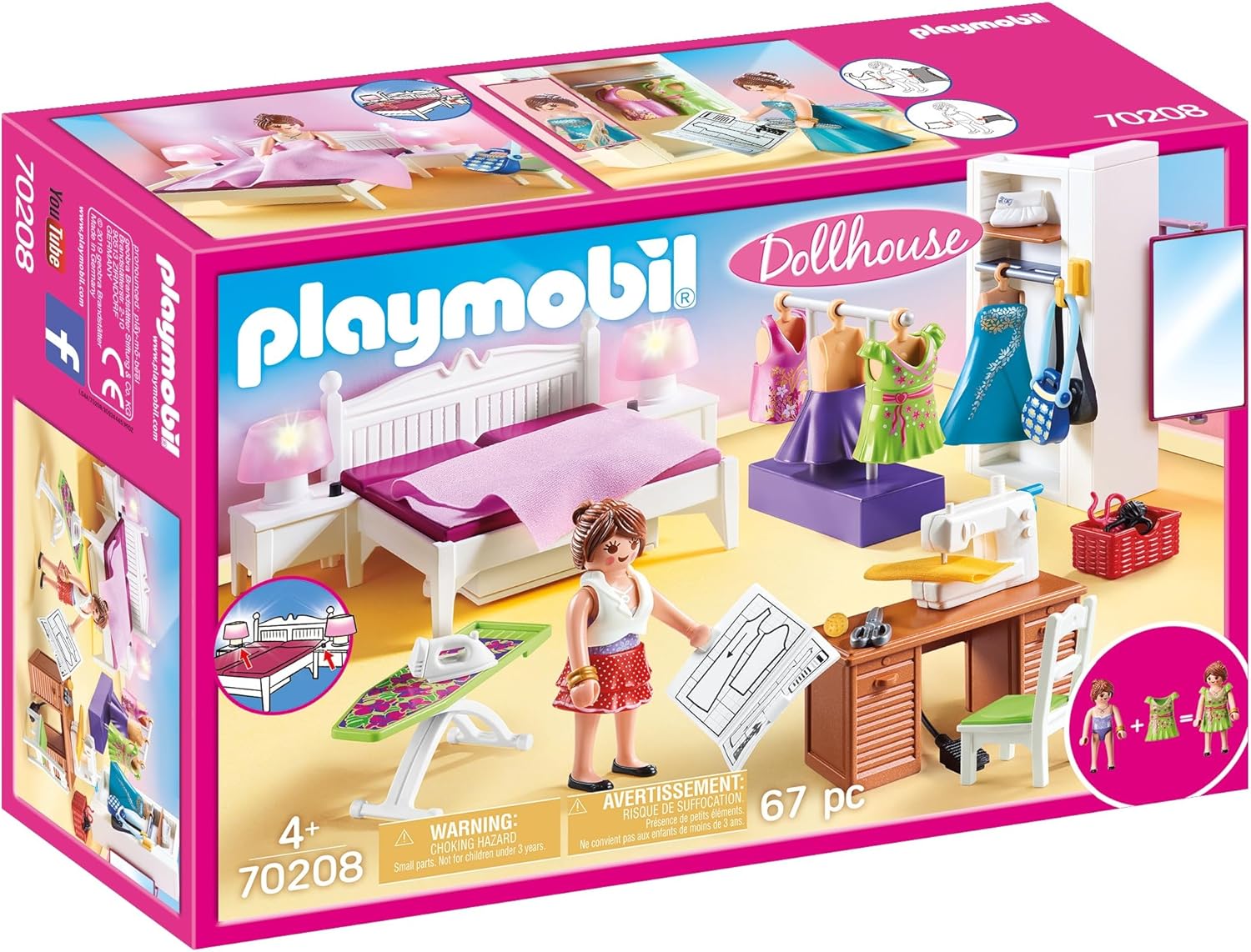 Thumbnail 5 de PLAYMOBIL 70207 Gemütliches Wohnzimmer 36 Teile