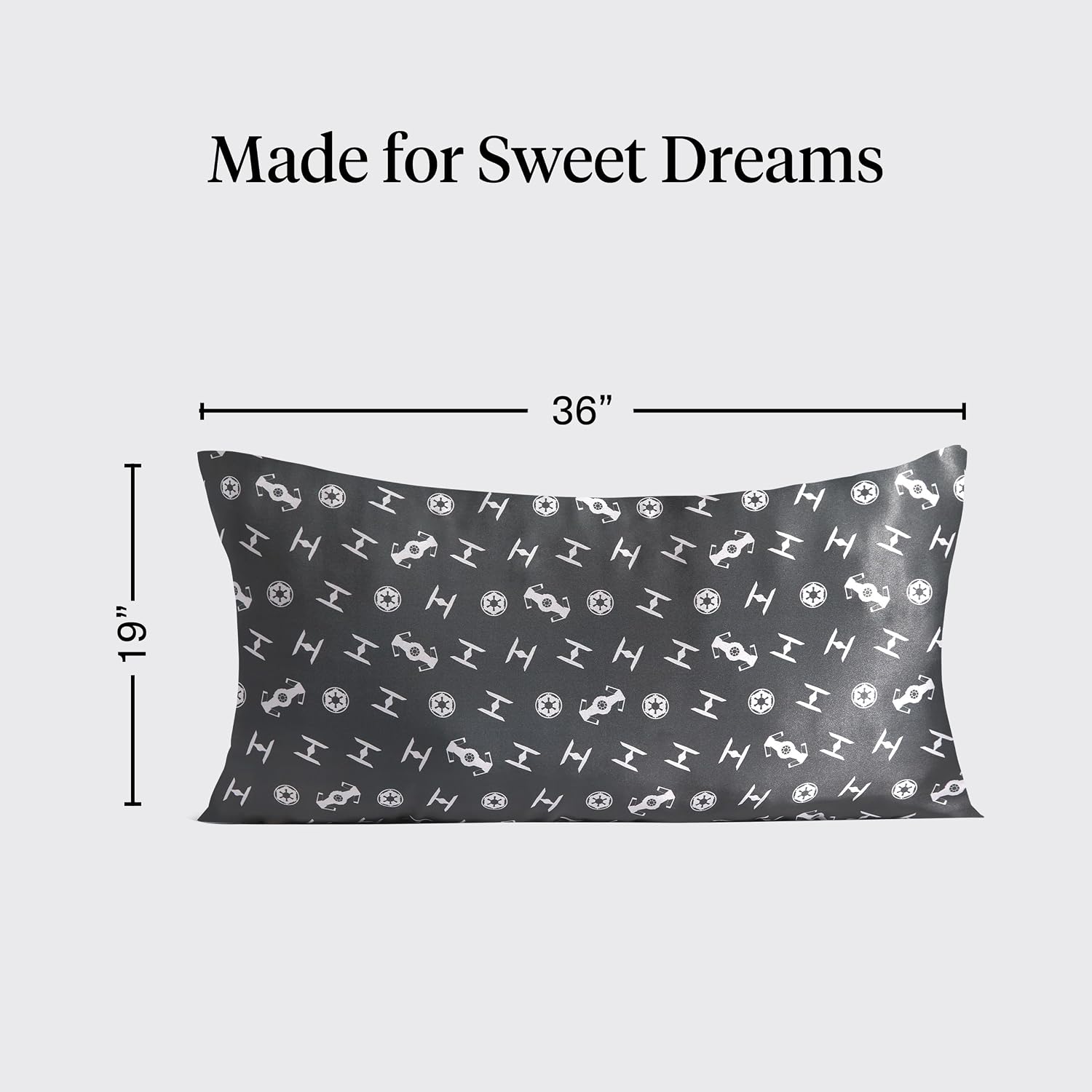 Thumbnail 3 de Kitsch x Star Wars Galactic Empire Satin Pillowcase with Zipper (King, 19x36) — Hair & Skin Care in Bed