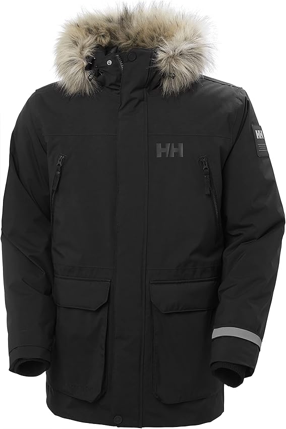 Detalle de Helly Hansen Reine Parka Chaqueta Hombre - Elegante y Cálida 🖤