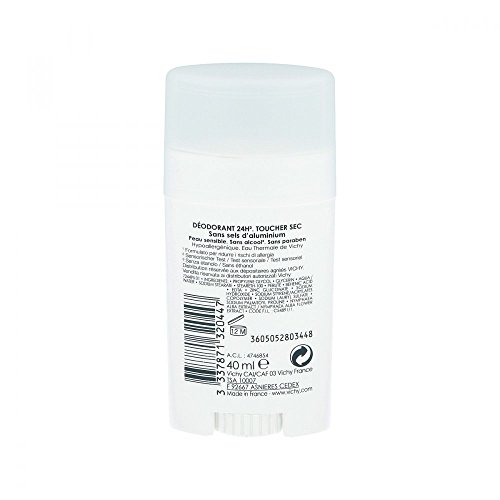 Detalle 2 de Vichy Dermo-Tolerance Deodorante Stick Effetto Asciutto per pelli sensibili (senza sali di alluminio), 40 ml