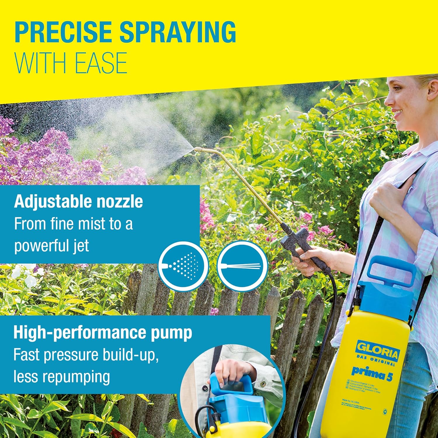Detalle de GLORIA Spruzzatore a Pressione prima 3 | Spruzzatore 5 L per giardino e piante