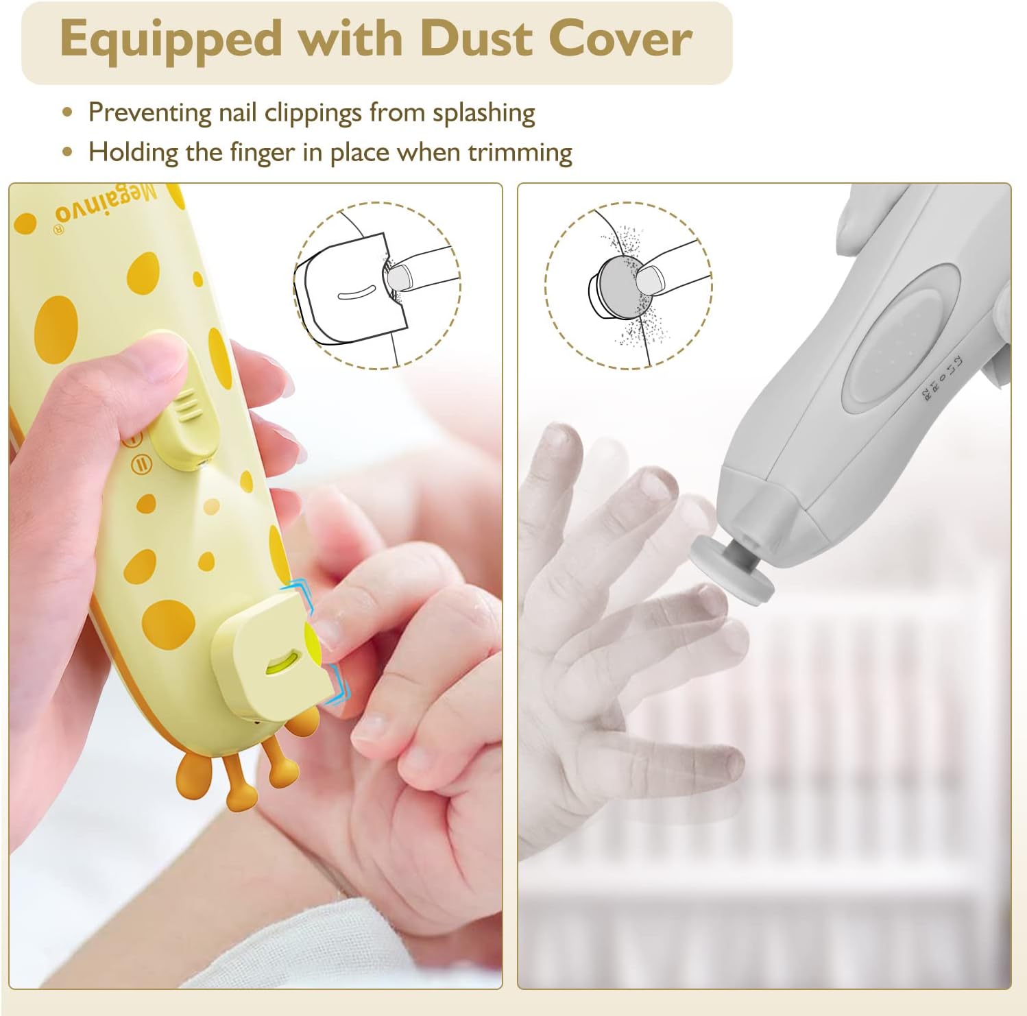 Thumbnail 5 de Megainvo 13-in-1 Baby Nail Trimmer Orange