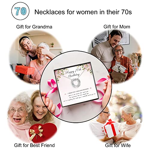 Thumbnail 3 de MOROTOLE 70th Birthday Necklace for Women – a thoughtful 70th birthday gift