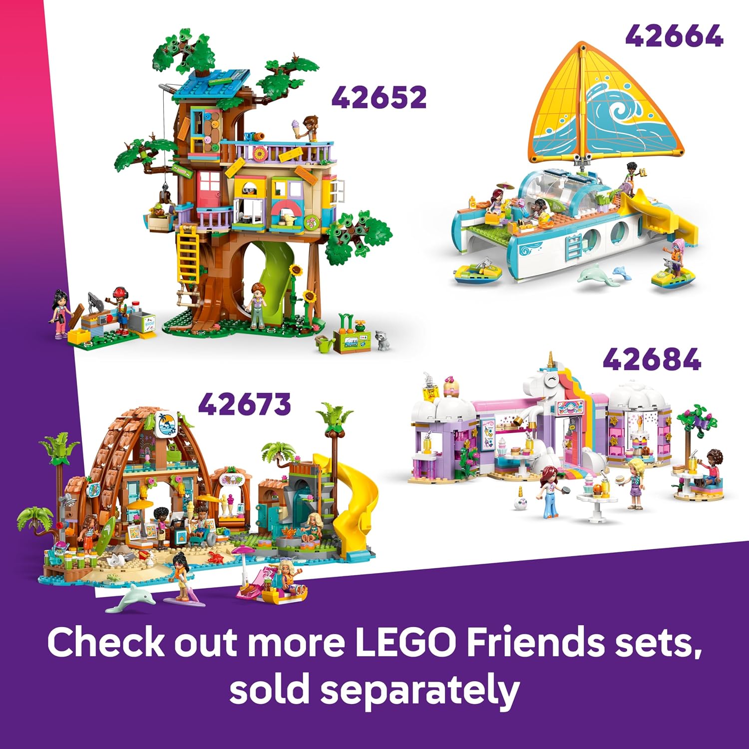 Thumbnail 6 de LEGO Friends 42699 Beach House with Seals Building Set, 400 Pieces