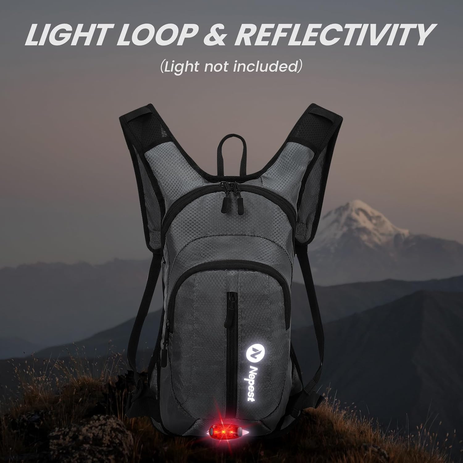 Thumbnail 3 de Nepest Hydration Pack Backpack (2L) Lightweight Hydration Vest for Hiking, Cycling & Running