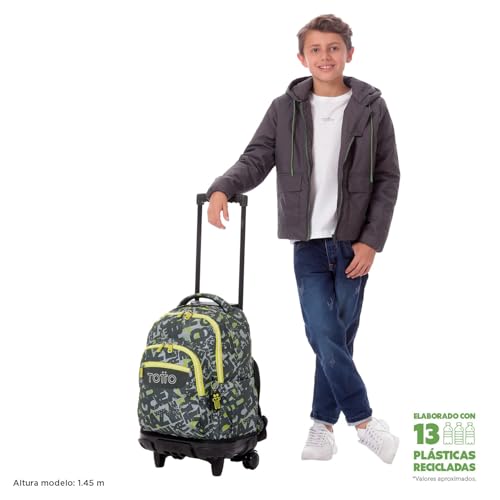 Detalle 2 de TOTTO Renglones 26 L mochila con ruedas