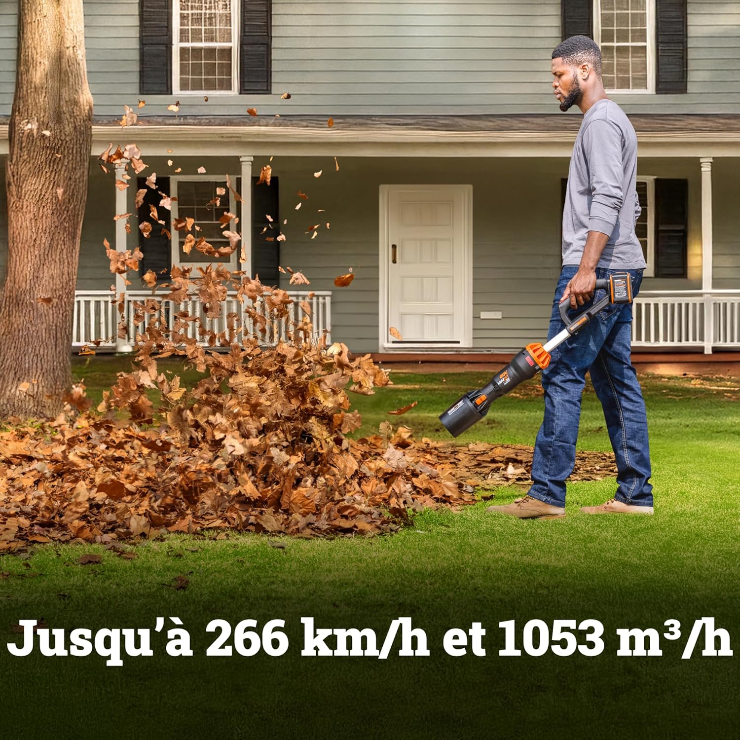 Thumbnail 4 de WORX Souffleur Brushless sans Fil 40V WG585E.9 – performance fiable, sans batterie ni chargeur