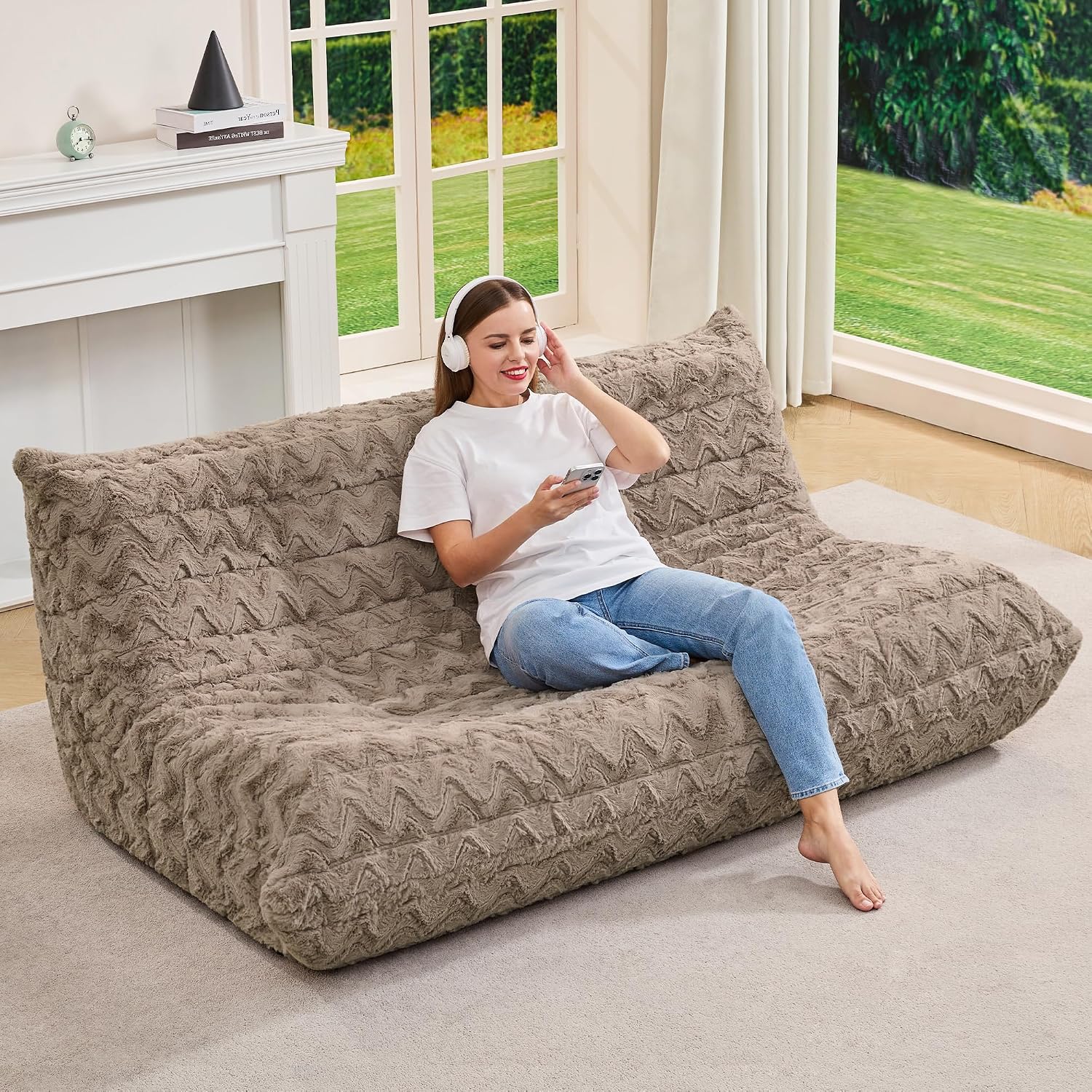 Detalle de Hobestluk Bean Bag Chair 3-Seater