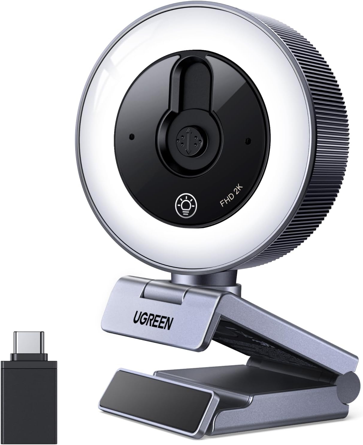 UGREEN Webcam 2K 30FPS, USB A e USB C