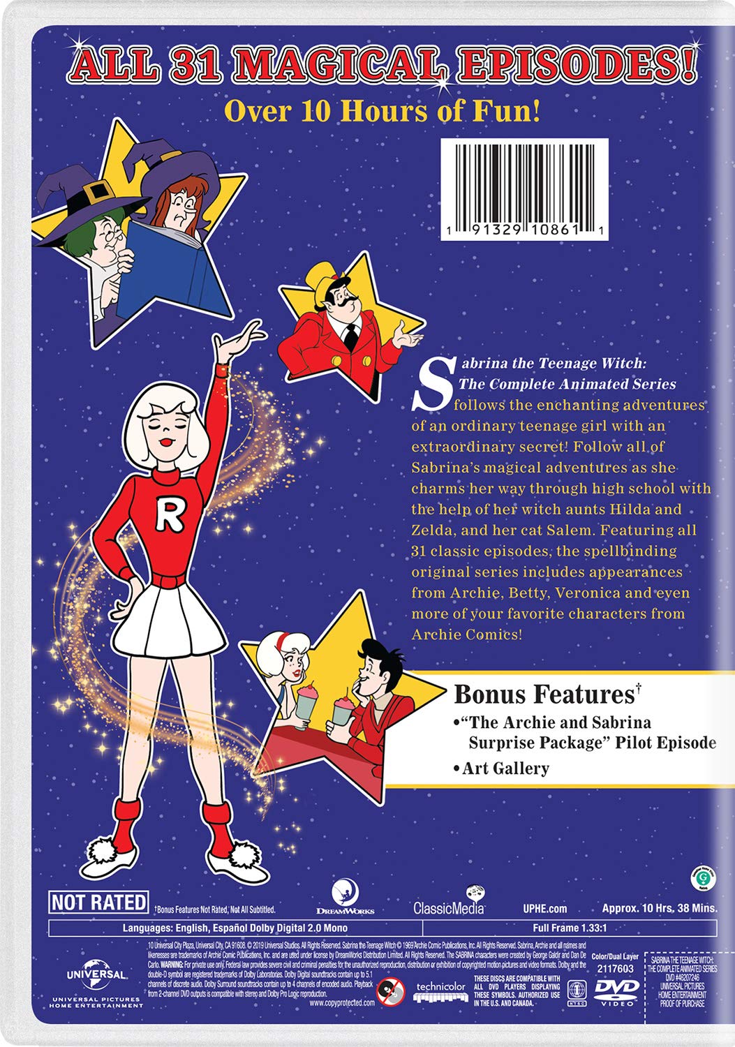 Detalle 2 de Sabrina the Teenage Witch: The Complete Animated Series DVD, 31 Episodes