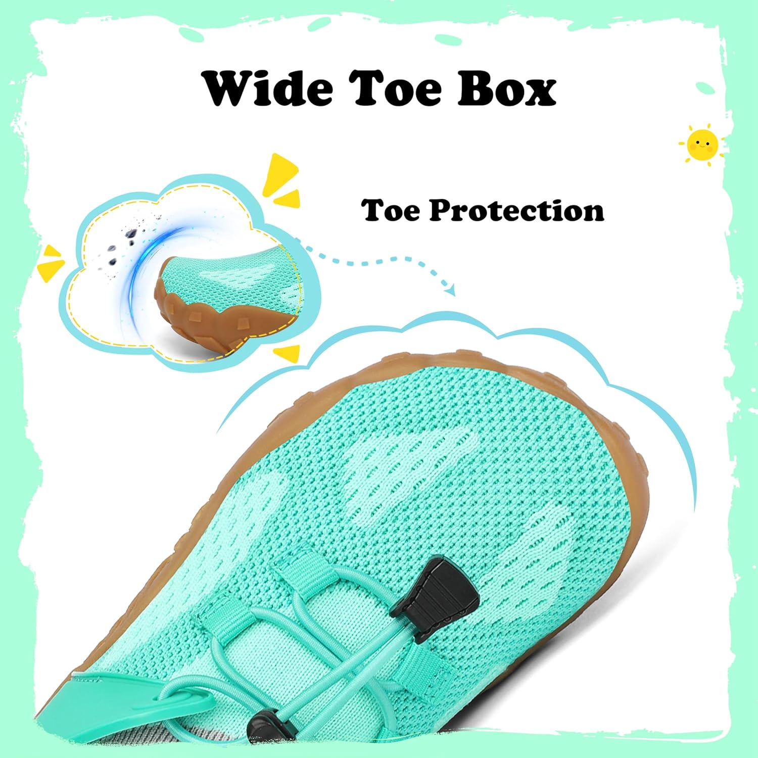 Thumbnail 1 de SAGUARO Barfußschuhe Kinder Outdoor – Barfußschuhe für Jungen und Mädchen, Gr. 24–36