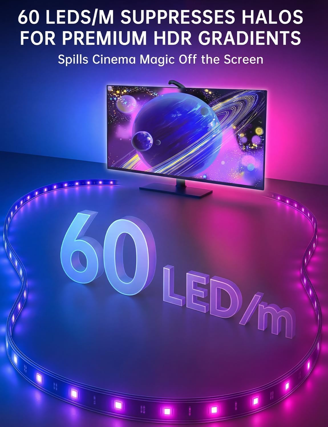 Thumbnail 1 de LED TV Backlight with Sensor Sync for 55–65 Inch TVs