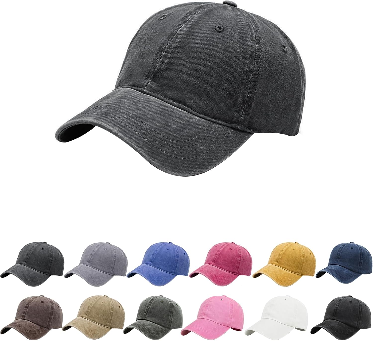 Detalle de Berretto con Visiera Parasole Aomig Cappelli – Made in Cotone, regolabile, per uomo e donna