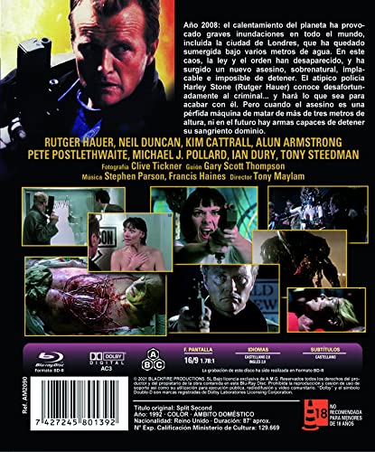 Detalle 2 de Segundo Sangriento (Bd-R) Blu-ray – Split Second (1992)