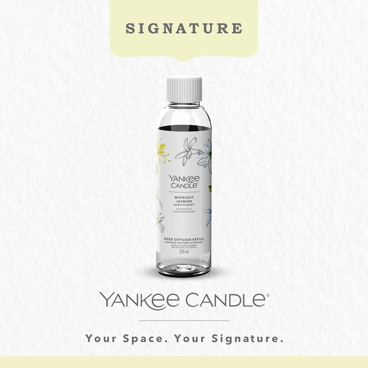 Detalle 2 de Yankee Candle Signature Jasmin de Minuit Recharge 200 ML
