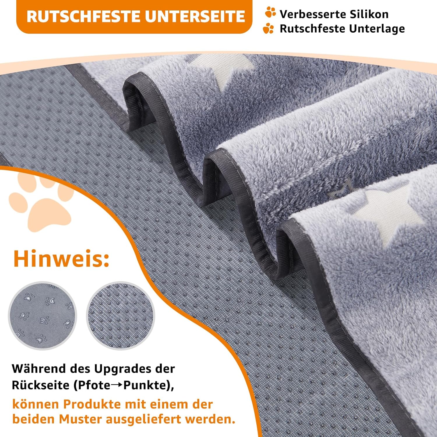 Detalle de PICK FOR LIFE Waschbare Haustier-Urinunterlage 79×92 cm – Wiederverwendbare Welpen- und Hygieneunterlage mit rutschfester Unterseite