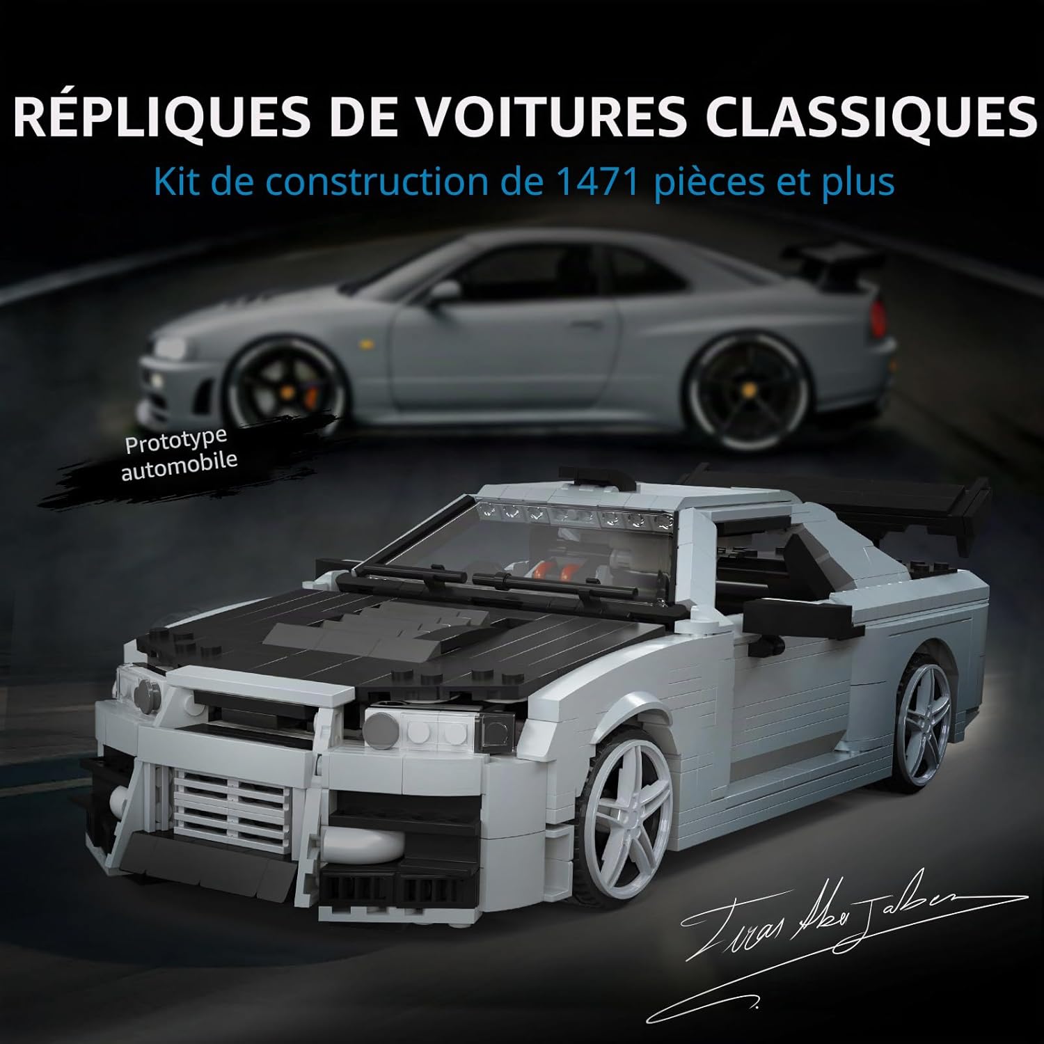 Detalle 2 de Mould King 10113 – Voiture de sport technique, 1471 pièces, kit de modélisme statique