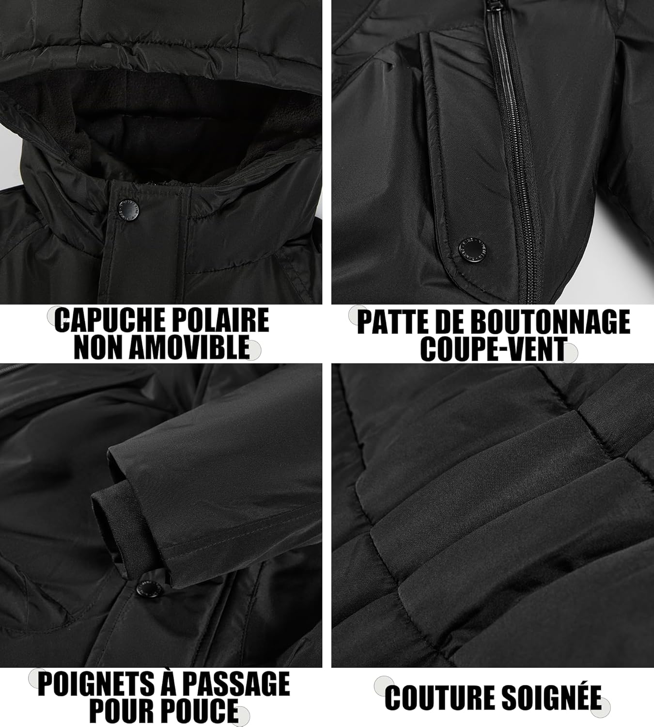 Thumbnail 5 de Sunny Sprout manteau garçon hiver : doudoune épaisse avec capuche doublée polaire et manches coupe-vent