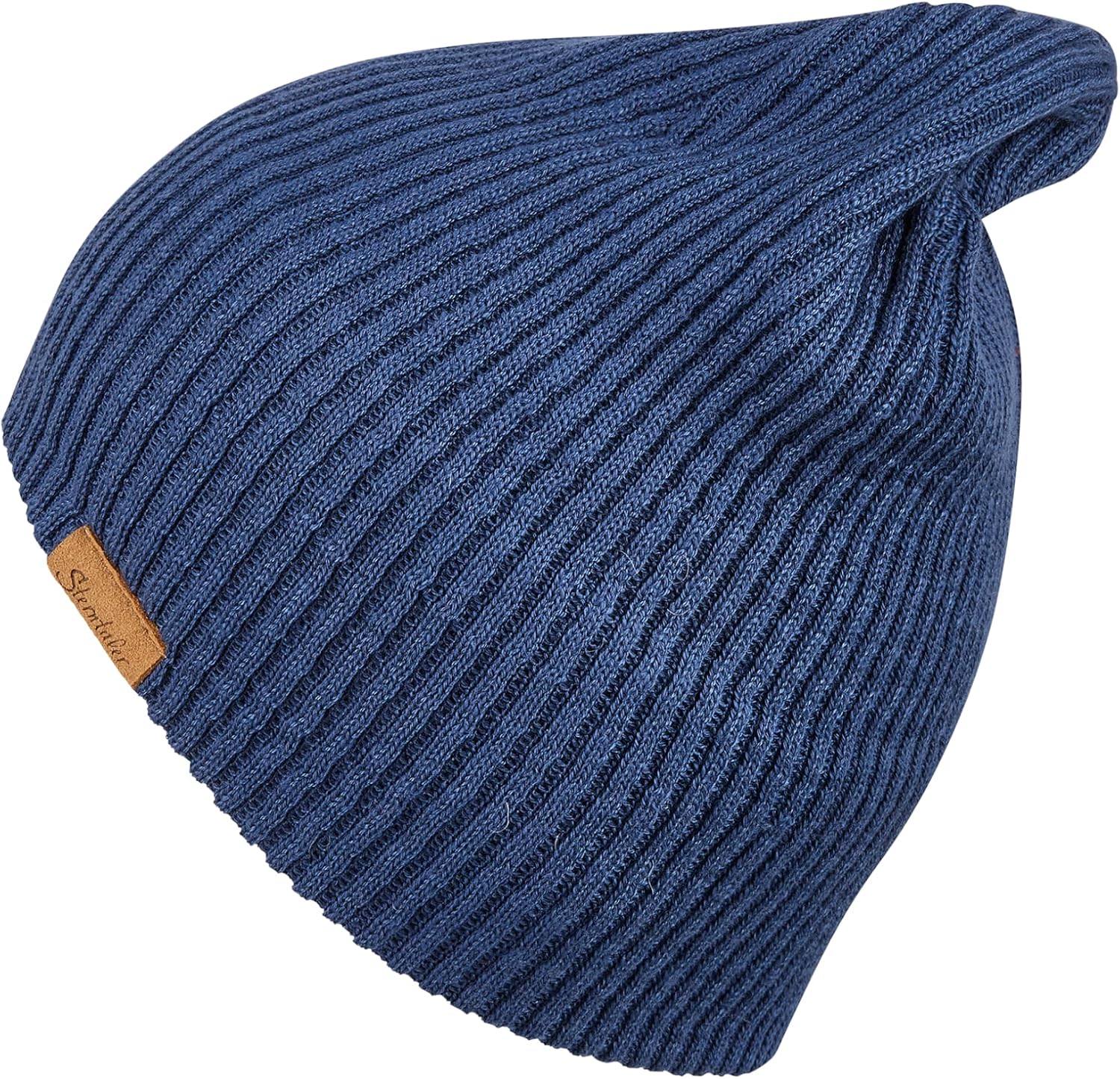 Detalle de Sterntaler Beanie Gerippt sans – Bonnet au look tricot, deux styles de port