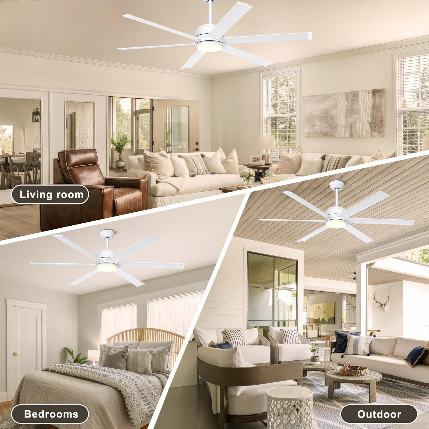 Thumbnail 6 de Ohniyou Ventilador de Techo con Luz y Control Remoto ⚙