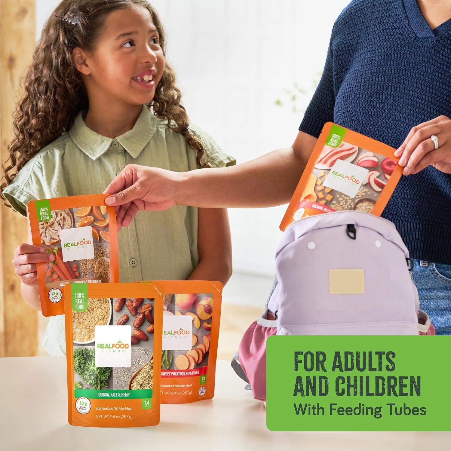 Thumbnail 2 de REAL FOOD BLENDS Variety Pack Tube Feeding Meals, 6 Flavors, 12 Pack