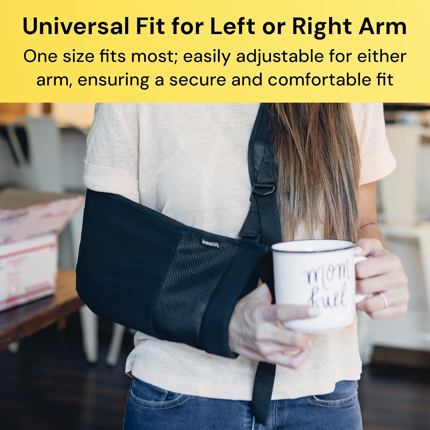 Detalle 1 de BraceUP Arm Sling for Shoulder Injury adjustable support 🩺