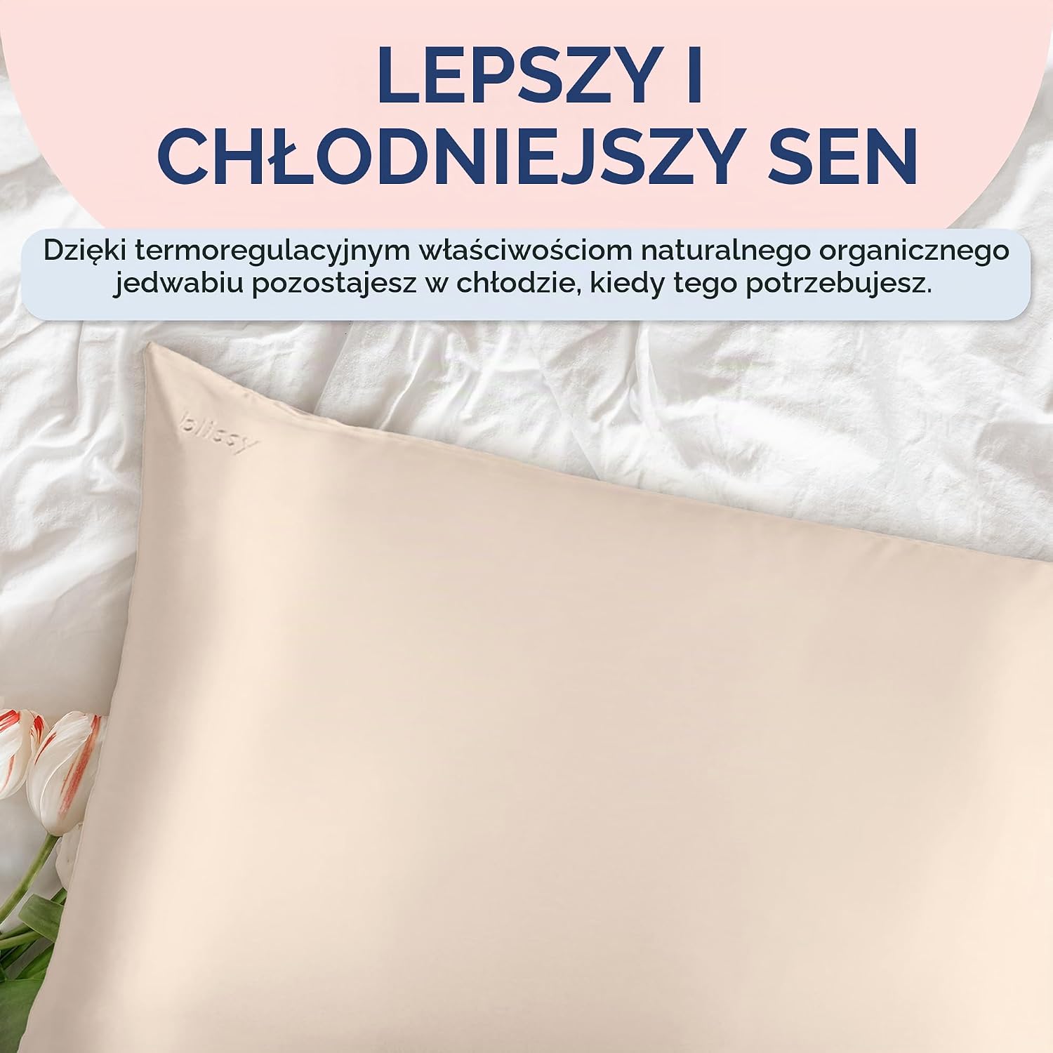 Thumbnail 6 de BLISSY jedwabna poszewka na poduszkę Queen, jedwab morwowy 22 Momme 6A