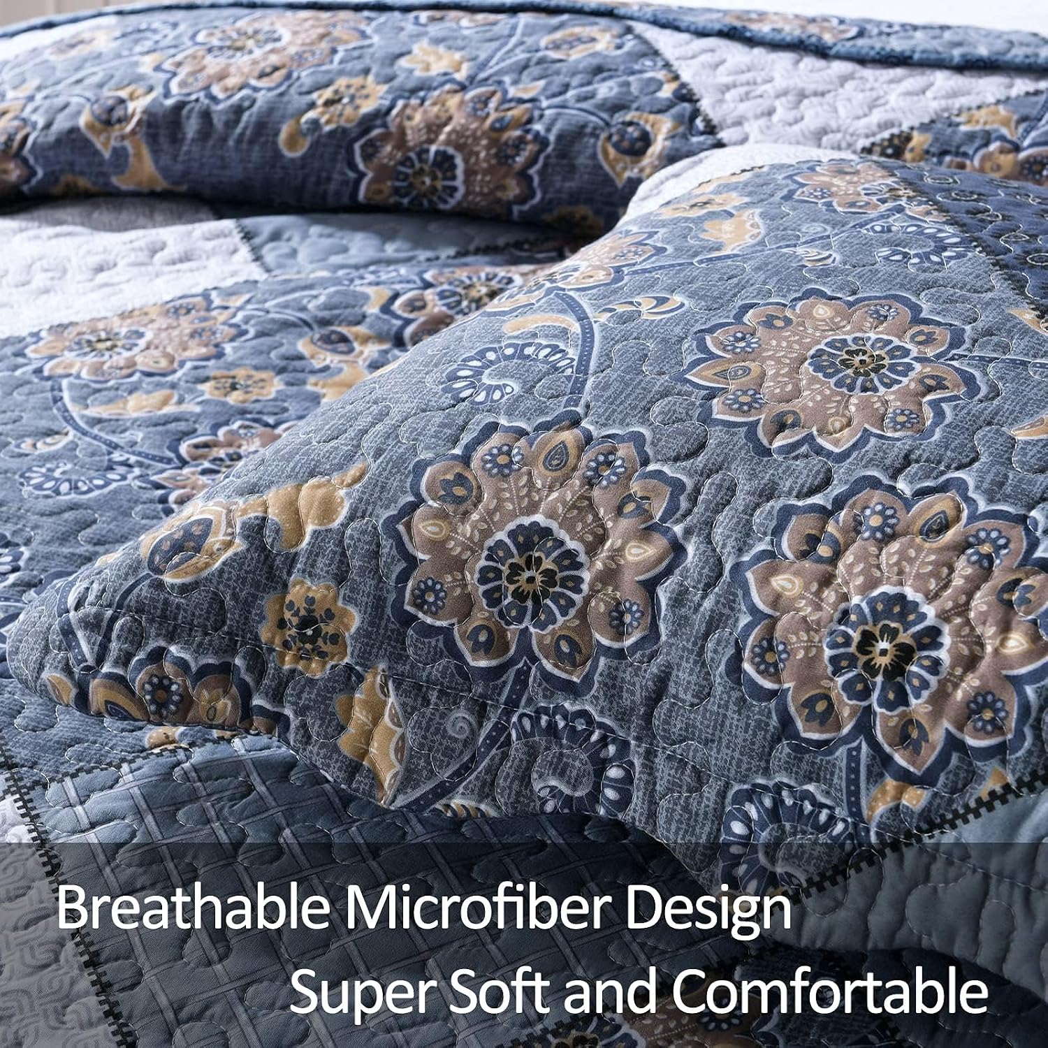 Detalle 2 de ENJOHOS Queen Quilt Set