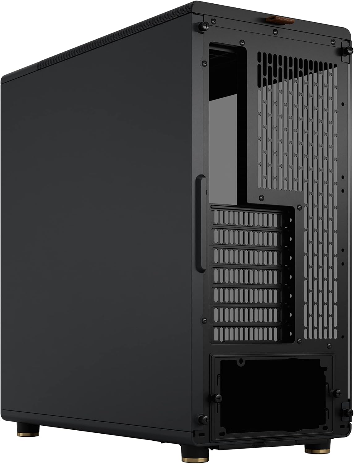 Thumbnail 4 de Fractal Design North Charcoal Black ATX Airflow mid tower with walnut front, two 140mm Aspect PWM fans and USB-C