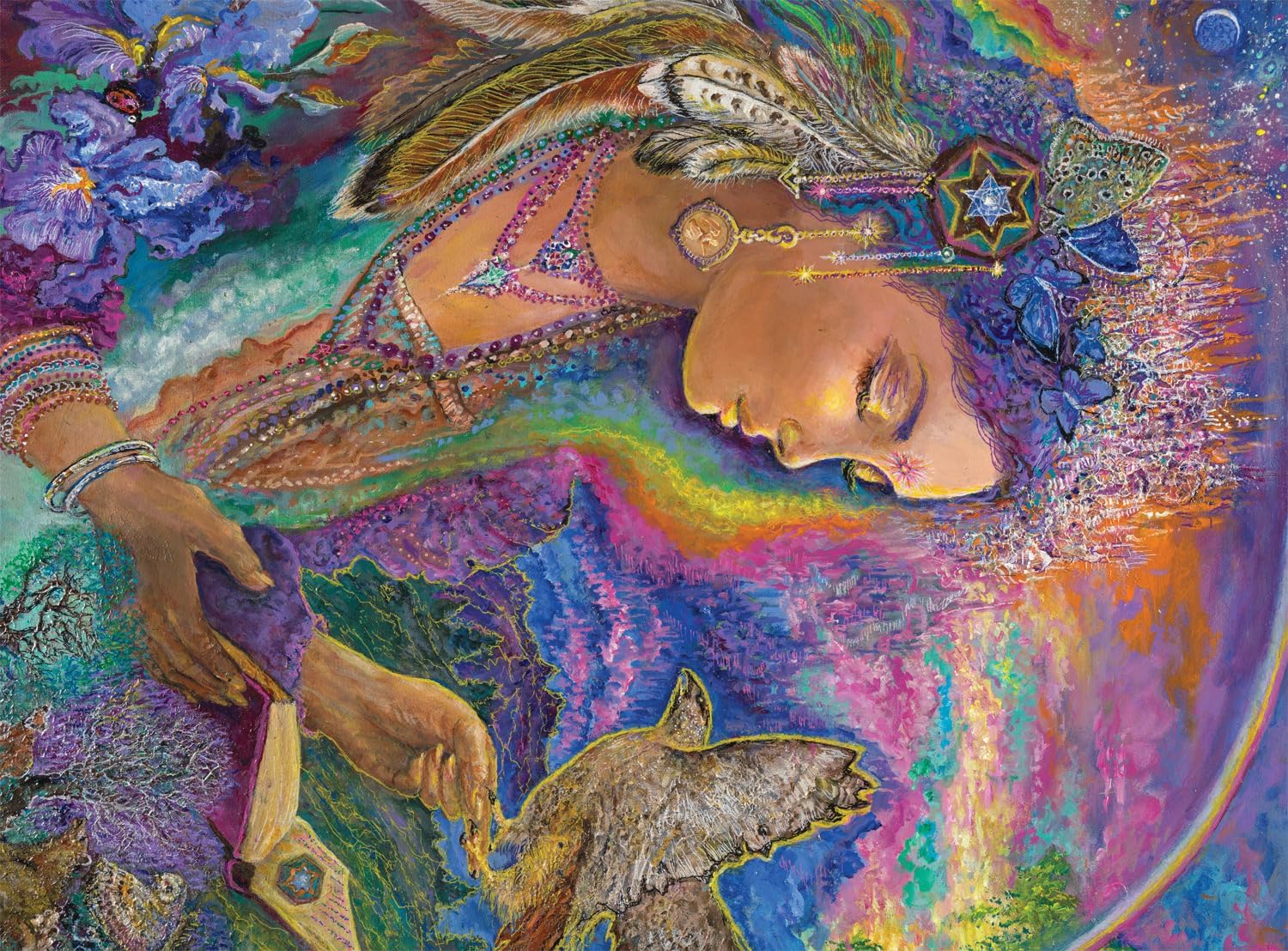 Thumbnail 1 de Buffalo Games Josephine Wall Goddess of Communication 1000 Piece Jigsaw Puzzle