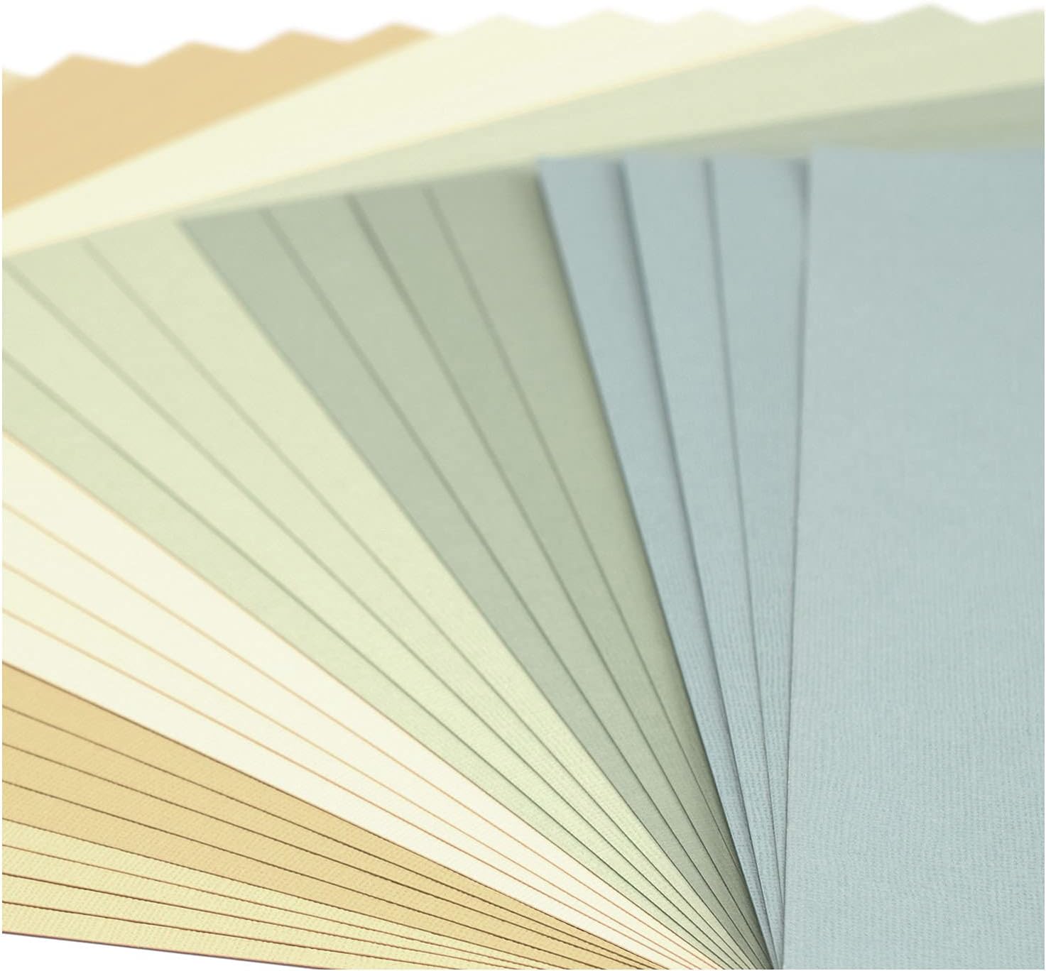 Detalle de Florence Papier Cartonné 144 Feuilles 30,5 x 30,5 cm – Lot de 3 multipacks (Sable, Hiver, Arc-en-Ciel) – Lisse et Texturé