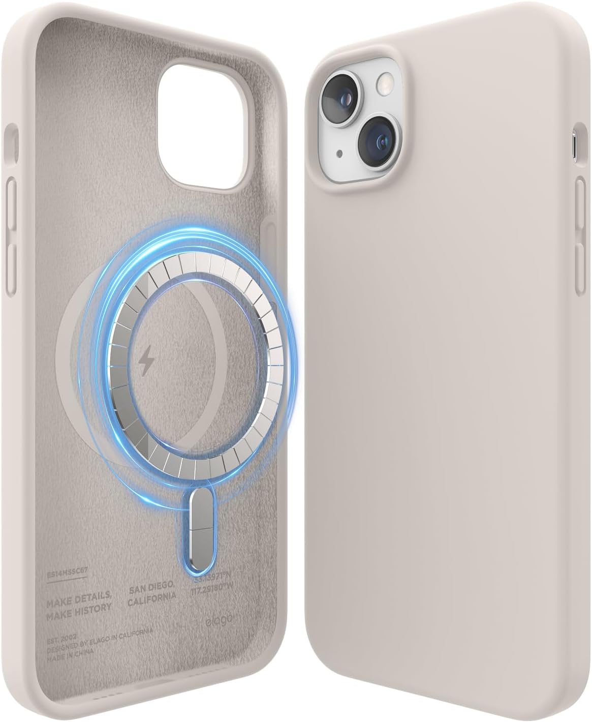 Detalle de elago Coque magnétique Silicone pour iPhone 14 Plus 6,7"