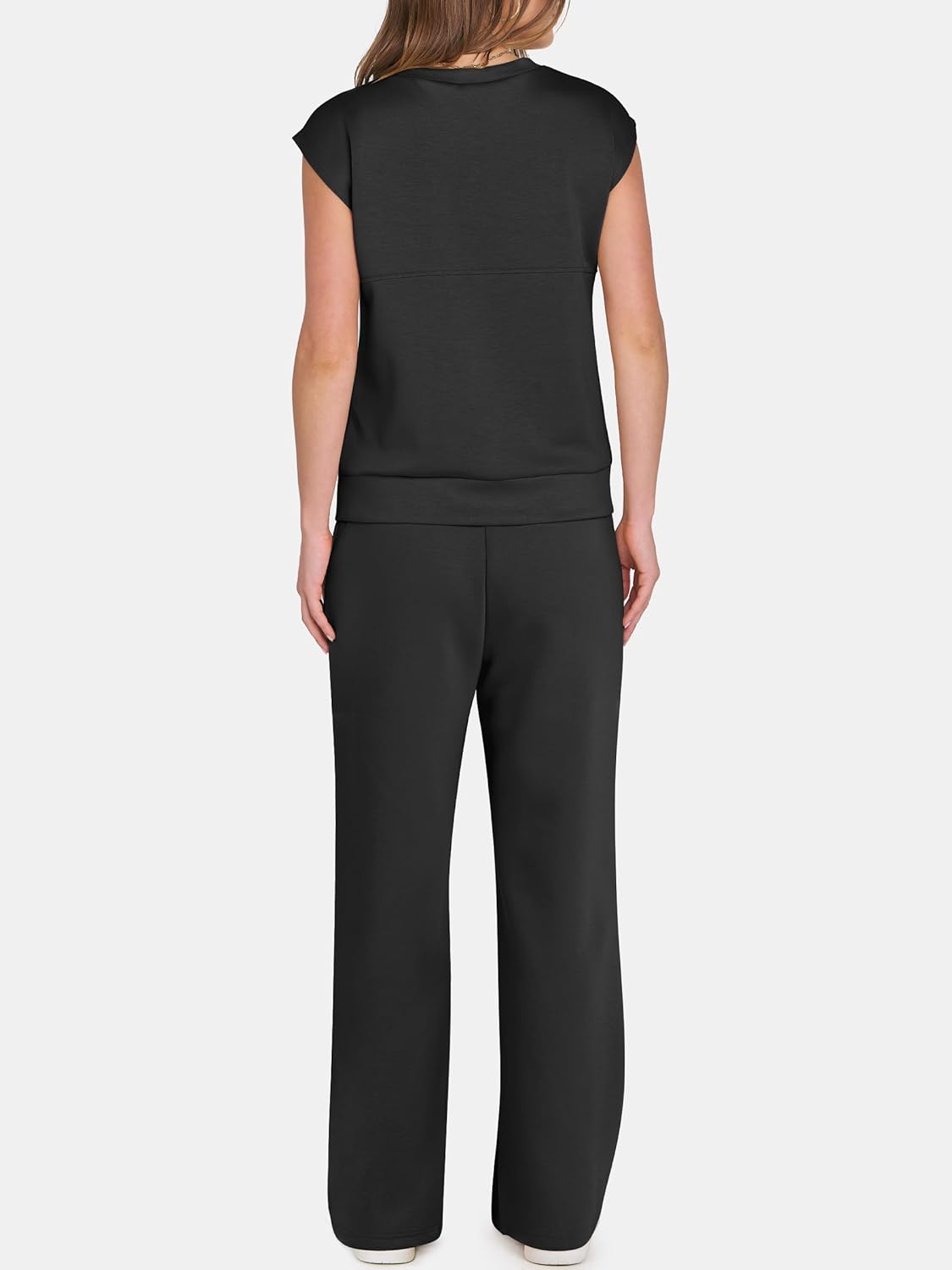 Thumbnail 4 de ANRABESS Two Piece Set for Women: Sleeveless Lounge Set with Wide-Leg Pants (Summer 2026)