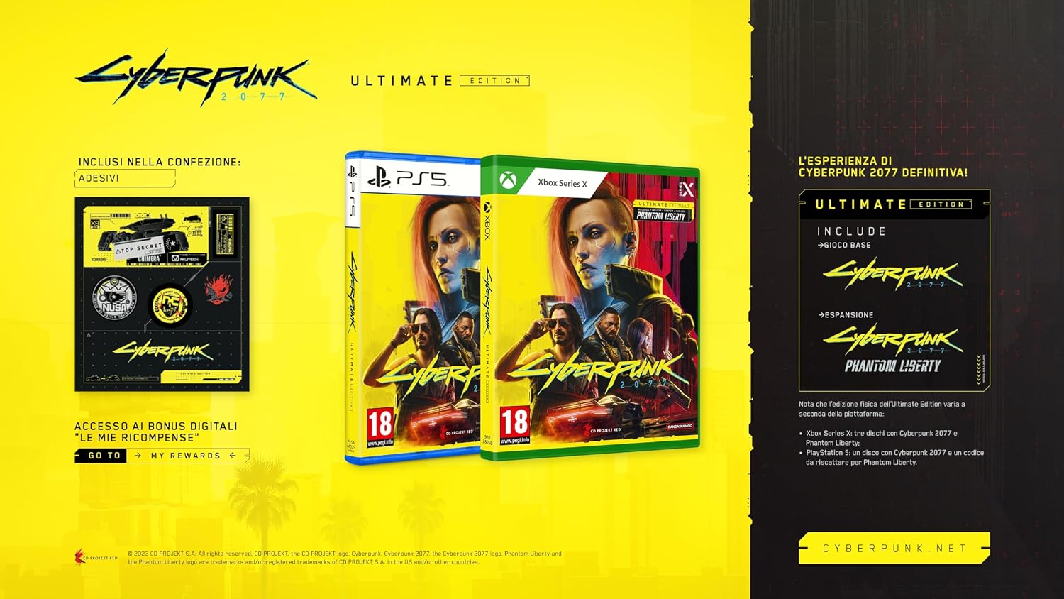 Thumbnail 1 de Cyberpunk 2077 Ultimate Edition PS5 – Bandai Namco