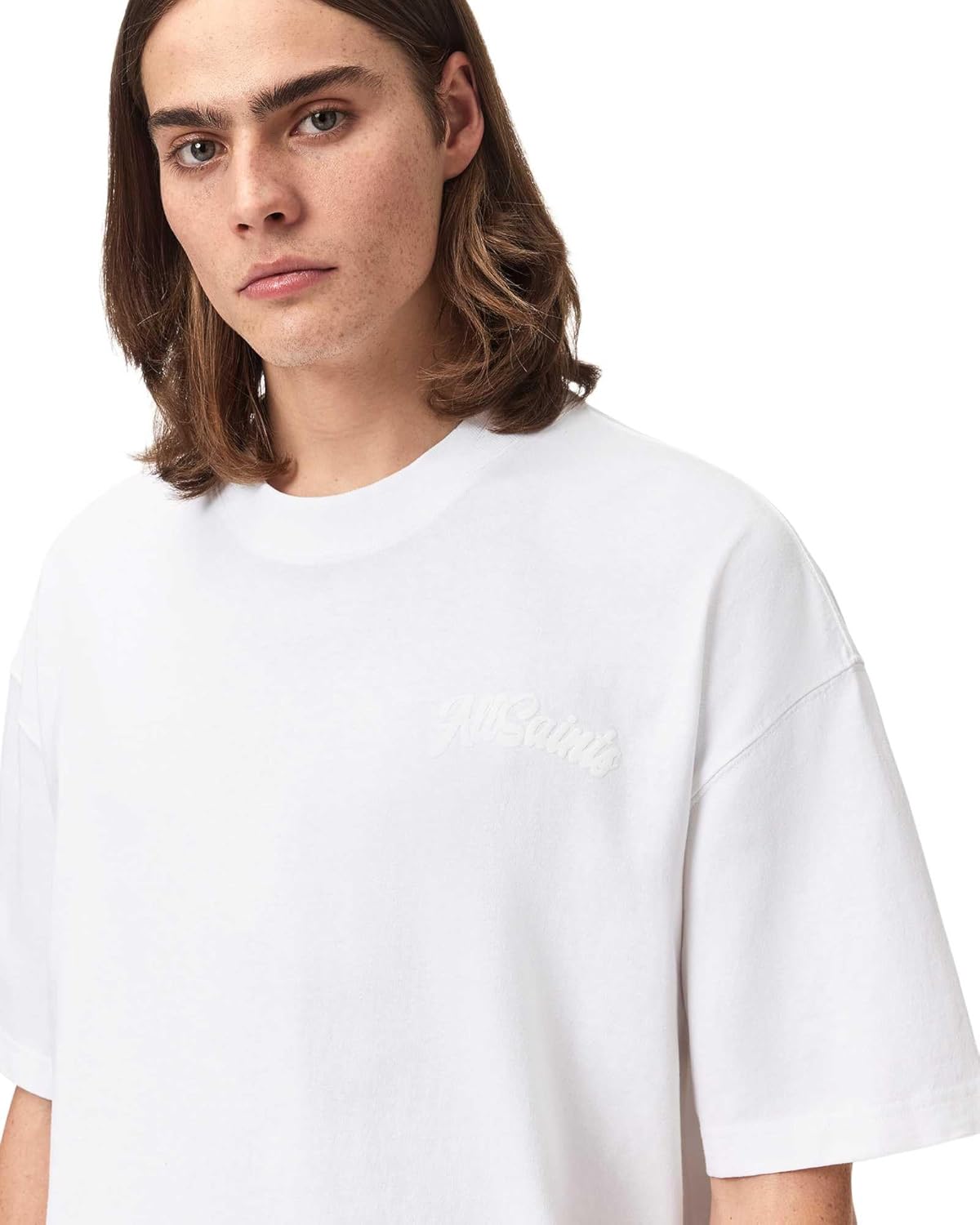 Thumbnail 3 de Allsaints Odyssey SS Crew T-Shirt Homme — T-shirt oversize à col rond