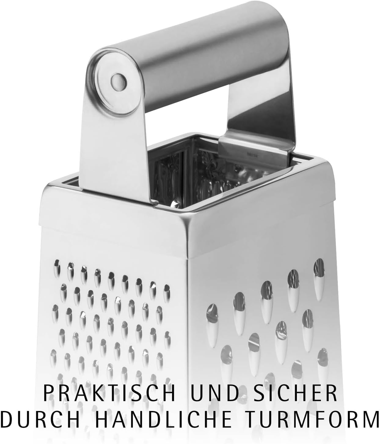 Thumbnail 3 de WMF Gourmet Vierkantreibe (8 x 24 cm) aus Edelstahl mit 4 Reibeflächen – ideal für Kartoffeln, Gemüse & mehr