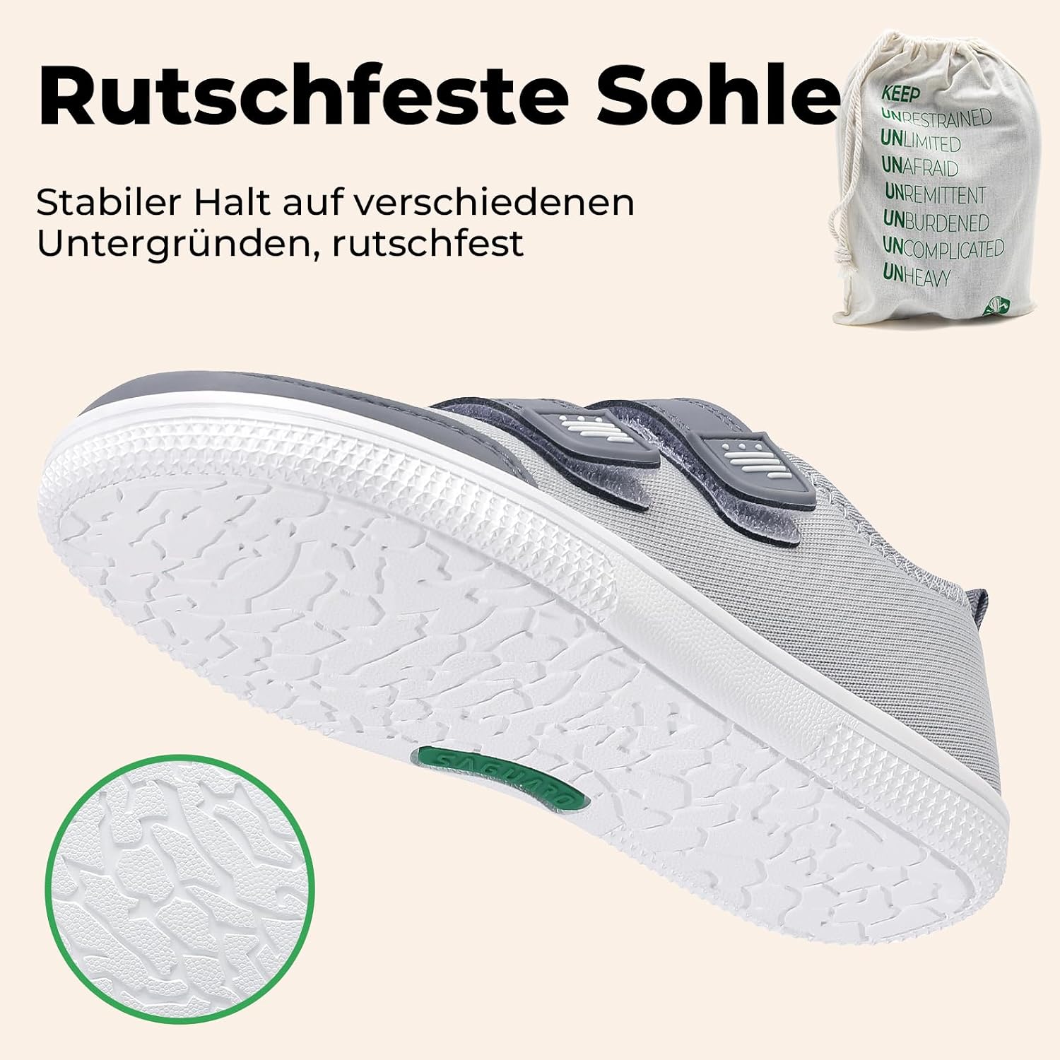 Detalle 2 de SAGUARO Barfußschuhe Kinder – Atmungsaktiv, rutschfest & Zero-Drop mit breiter Zehenbox (Gr. 25–35)