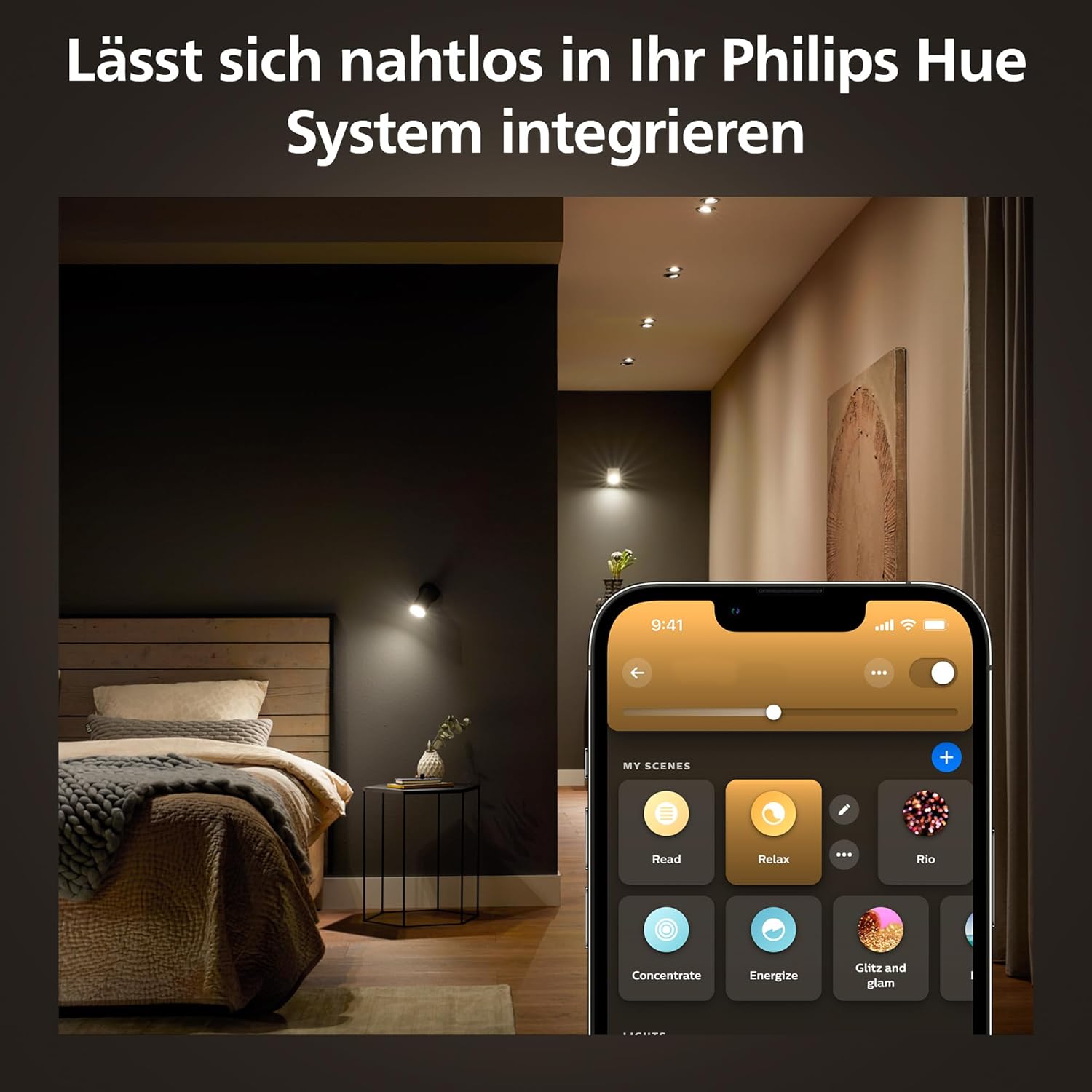 Detalle de Philips Hue GU10 400 lm 3er Pack