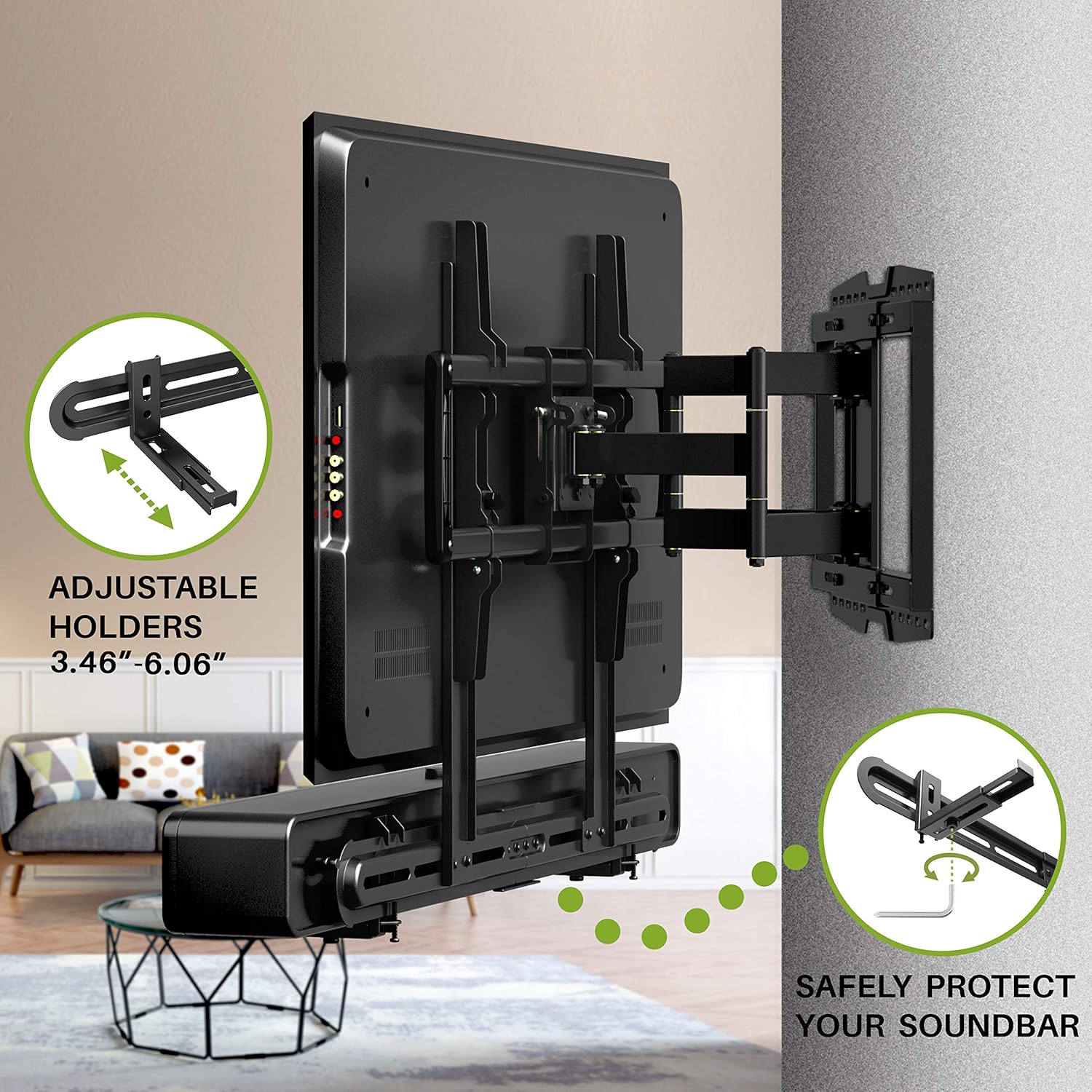 Thumbnail 4 de USX MOUNT Universal Soundbar Mount 3.46–6.06"