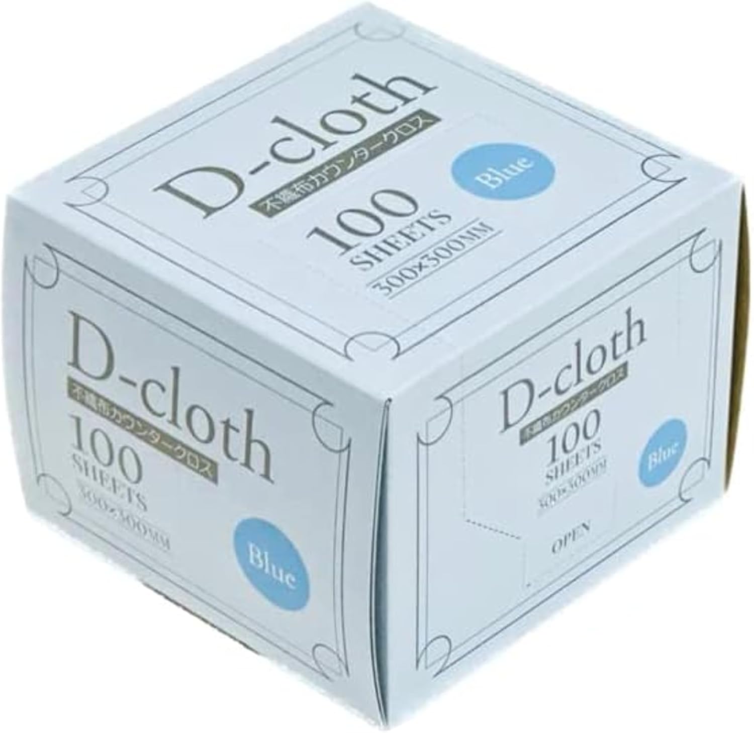 Detalle de 大日産業 D-Cloth DC-30 不織布カウンタークロス ブルー 30×30cm 100枚