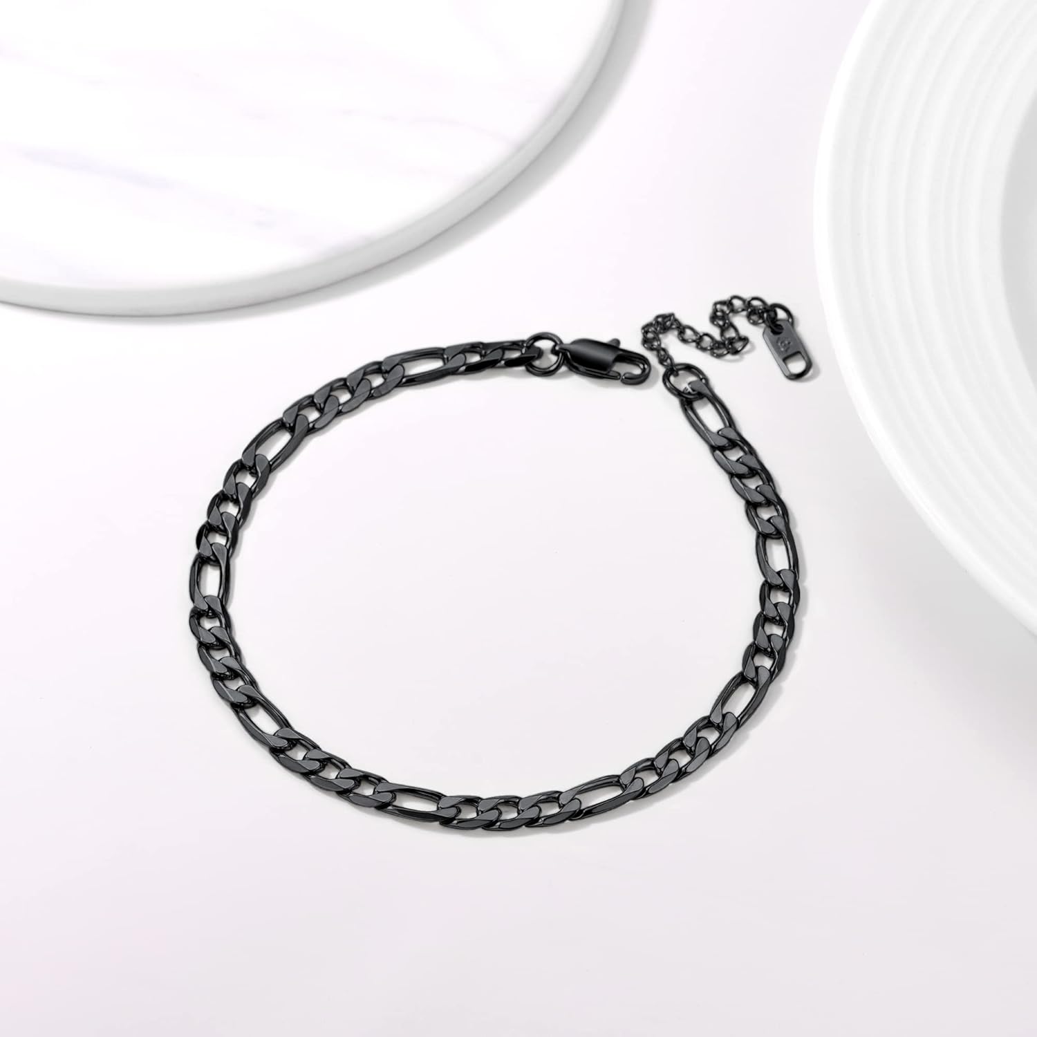 Thumbnail 4 de PROSTEEL Cavigliera a Catena Regolabile Set Impilabili – Estetica Tricolore, Minimalismo per Vacanze al Mare