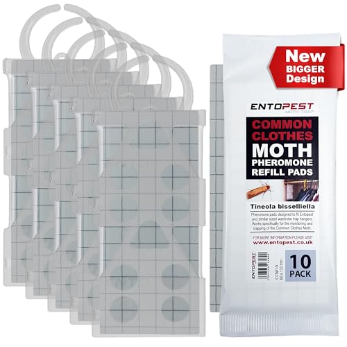 Detalle de Entopest Monitoring Moth Traps – 10 Pads + 5 Reusable Hangers